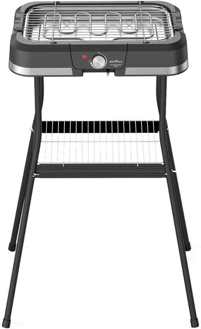 Churrasqueira Elétrica Britânia BCQ90 Com Suporte 1500W 220V