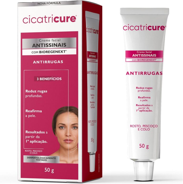 Cicatricure Creme Facial Antissinais 50g – Ácido Hialurônico e Rugas