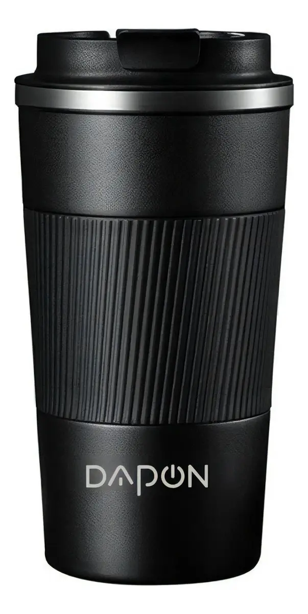 Copo Térmico Dapon 510ml Aço Inox Quente E Frio Cor Preto
