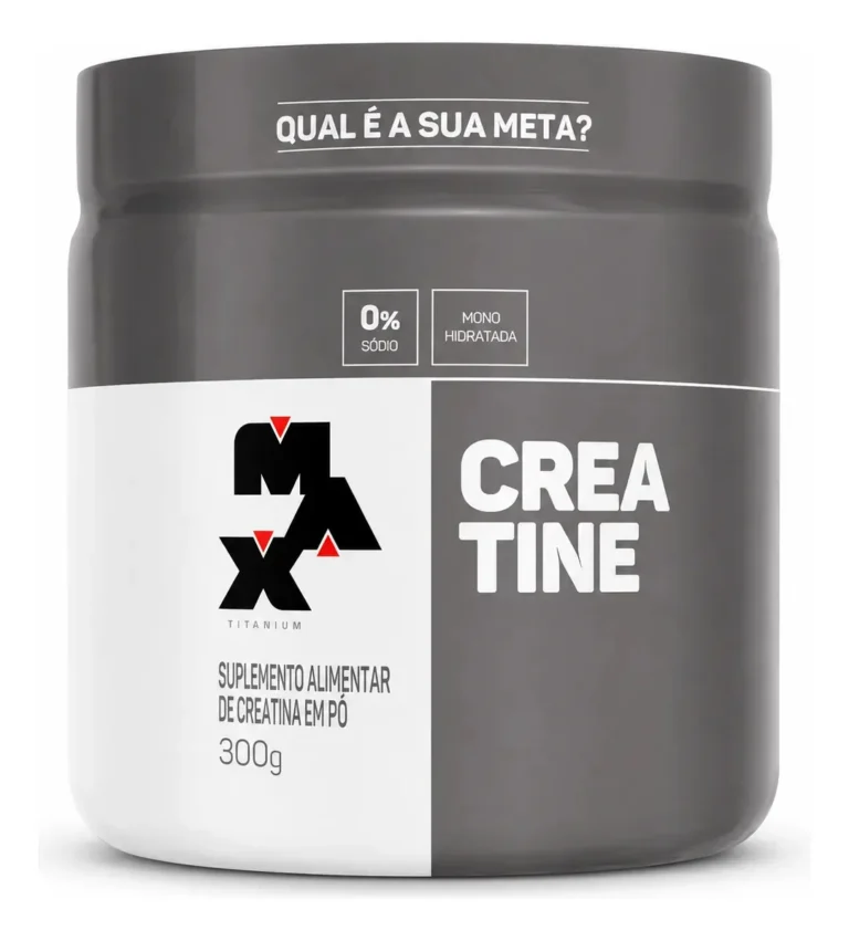 Creatina Monohidratada 300g Pó Max Titanium