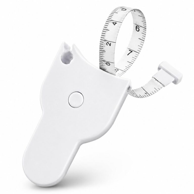 Fita Métrica Corporal Retrátil 150cm, Trava Automática, Mede Circunferência