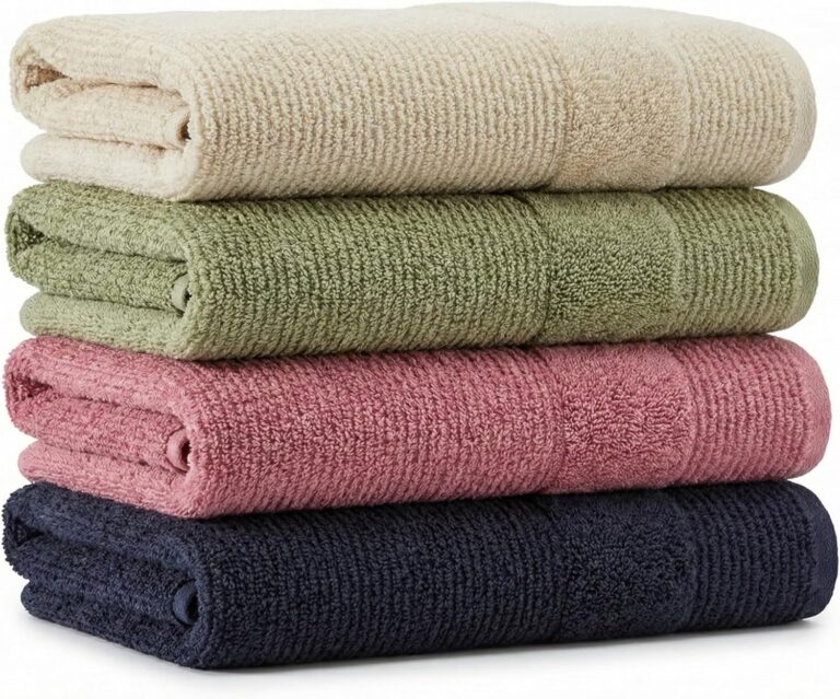 Jogo 4 Toalhas de Banho Gigante 500g/m² 100% Algodão Felpuda Luxo – Grossa Alta Absorção – 72x150cm (4, Multicolorido)