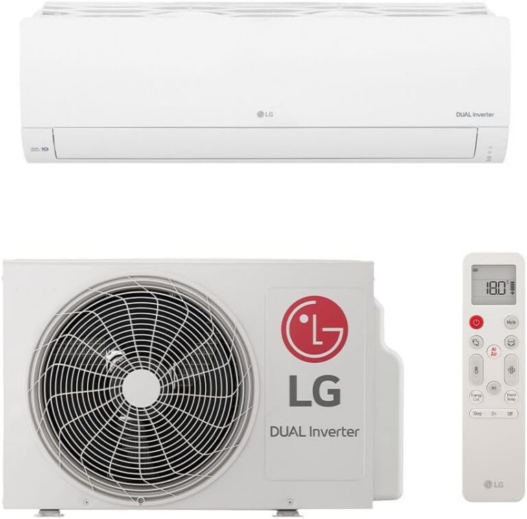 LG Ar Condicionado Split DUAL Inverter AI Compact 12000 BTUs Frio 83,7 x 18,9 x 30,8 cm Branco 220V