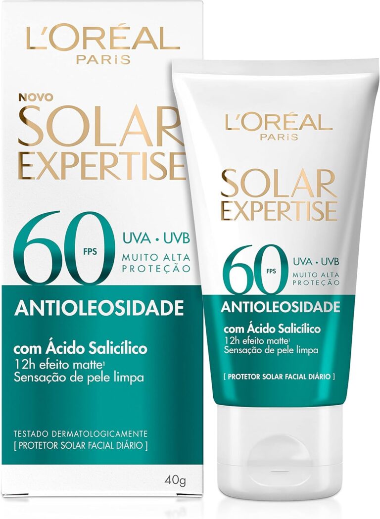 L’Oréal Paris Protetor Facial Solar Expertise Antioleosidade FPS 60, 40g