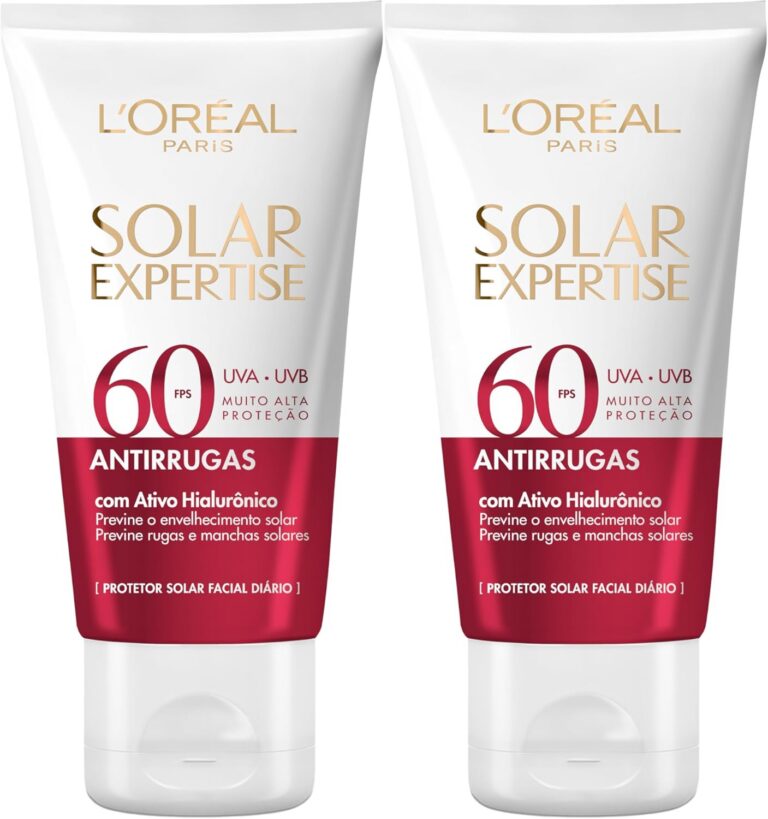 L’Oréal Paris Solar Expertise Kit Protetor Solar Antirrugas FPS 60, 40g
