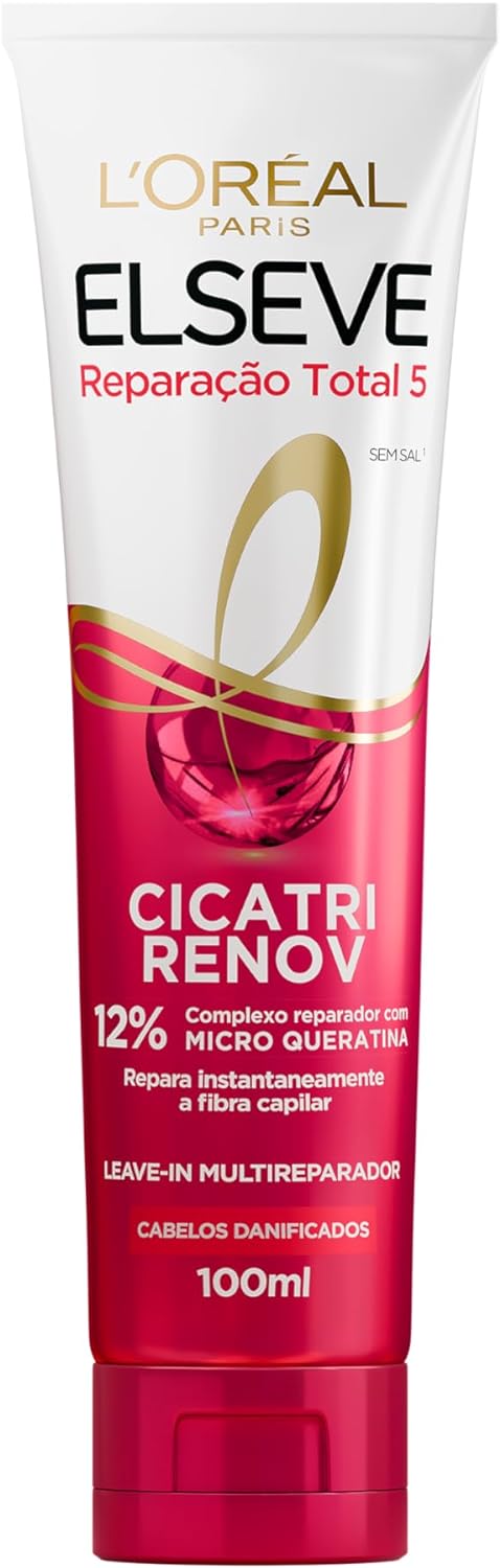 Leave-In L’Oréal Paris Elseve Reparação Total 5 Cicatri Renov 100ml