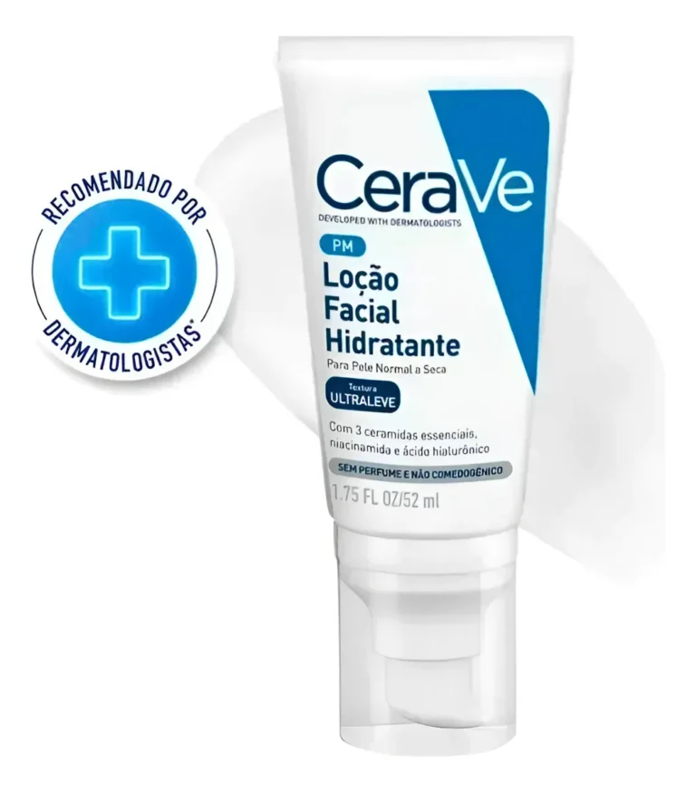 Loção Facial Hidratante com Ceramidas e Niacinamida, PM CeraVe, 52ml