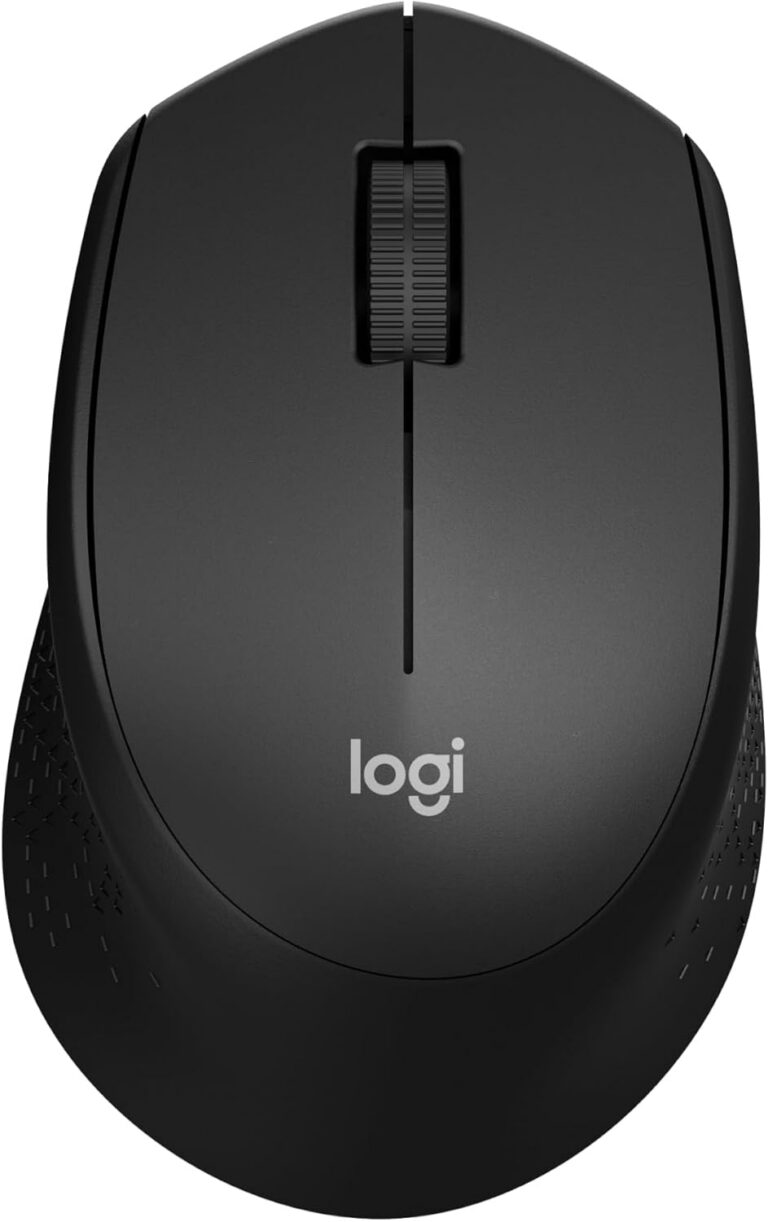 Mouse Sem Fio Logitech M330 SILENT com Clique Silencioso, Design Destro, Bateria de 18 Meses, Receptor USB, Compatível com Windows, macOS, ChromeOS e Pilha Inclusa – Preto