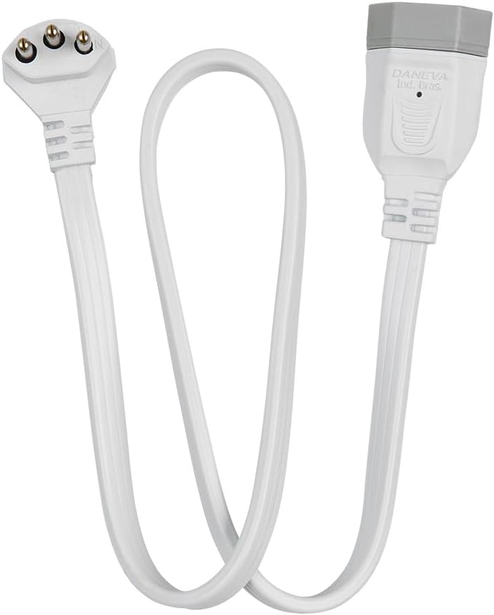 PROLONGADOR HOUSEWARE PP 3X2,5mm2 2P+T 20A Daneva BRANCO 1,5m