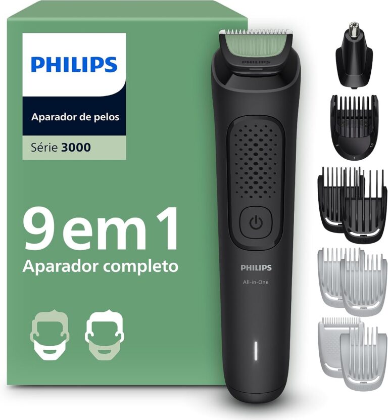 Philips Aparador e Barbeador Elétrico Série 3000 All-in-One 9 em 1