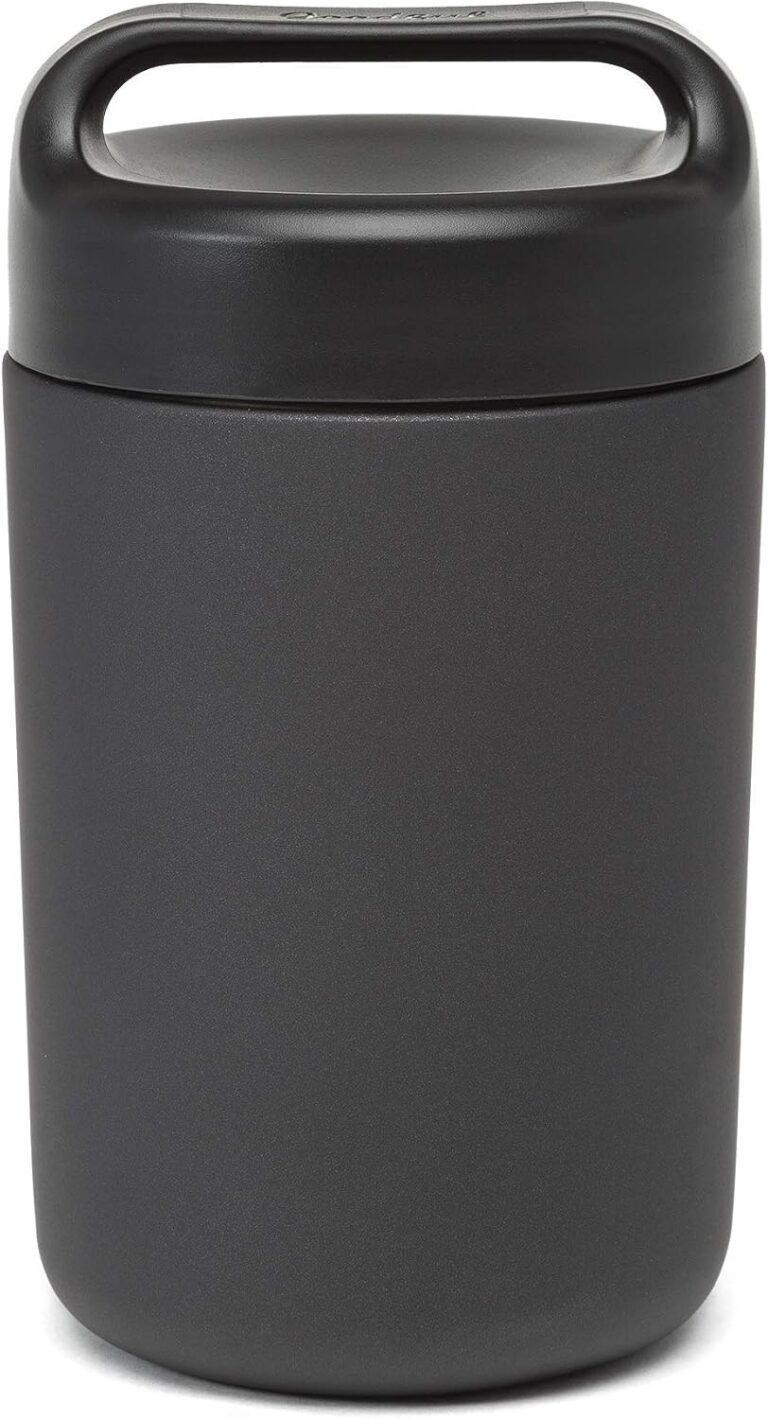 Pote térmico Goodful, tampa com alça, 473 ml, cinza
