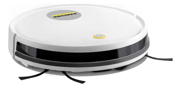 Robô Aspirador de Pó Kärcher RCV 1 Controle Remoto 3 Modos de Limpeza Sensor Anti-queda e de Colisão –
