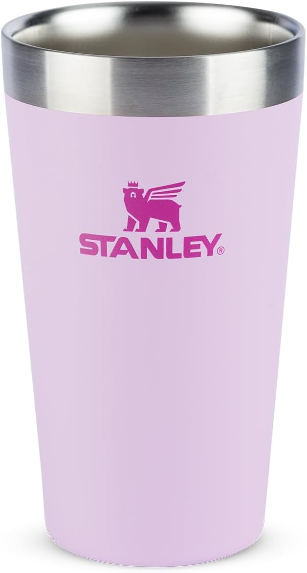 Stanley – Copo Térmico Texturizado para Cerveja, 354ml, para Bebidas Quentes ou Frias, Soft Orchid