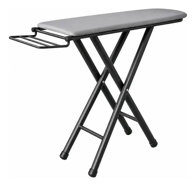 Tabua De Passar Roupa Resistente Tecido Térmico 3 Alturas Preto