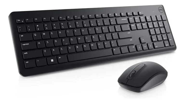 Teclado E Mouse Sem Fio Dell Km3322w Usb Abnt2 Preto