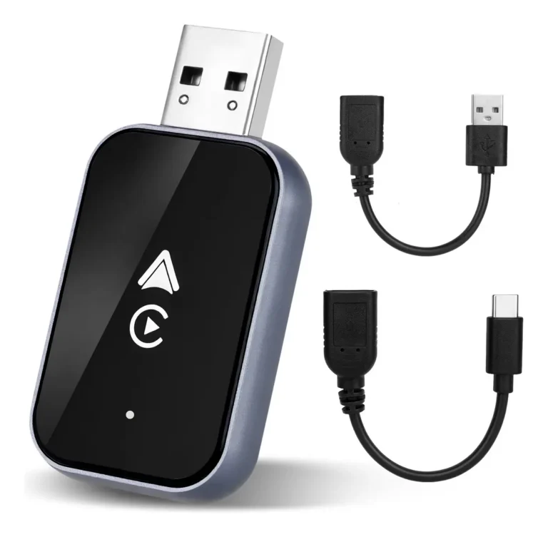Adaptador CarPlay e Android Auto Sem Fio Gllai para USB-C