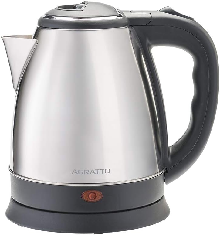 Agratto 784 – Chaleira Eletrica Inox, 220v, 1,8 Litro, Preto/inox