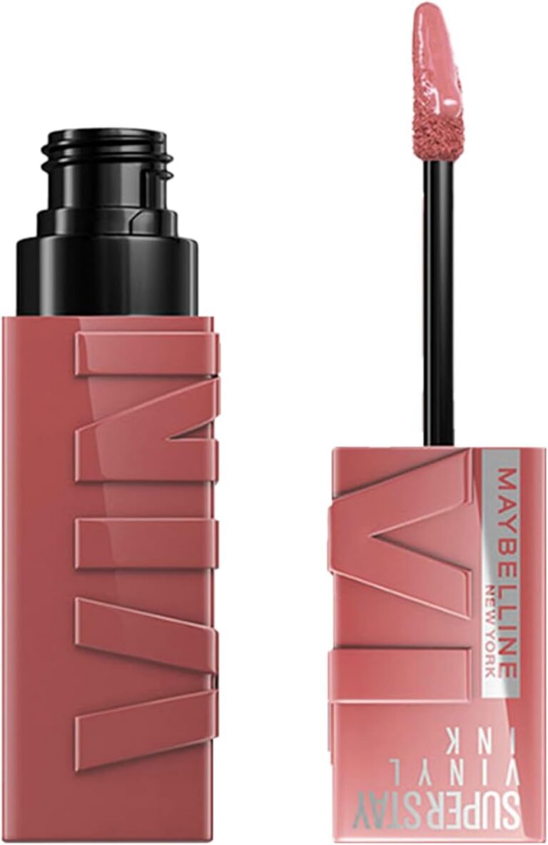 Batom Líquido Vinil Espelhado SuperStay Vinyl Ink Maybelline Cheeky 4,2ml