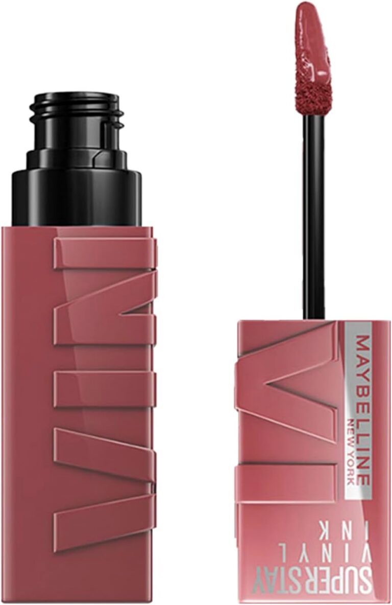 Batom Líquido Vinil Espelhado SuperStay Vinyl Ink Maybelline Witty 4,2ml