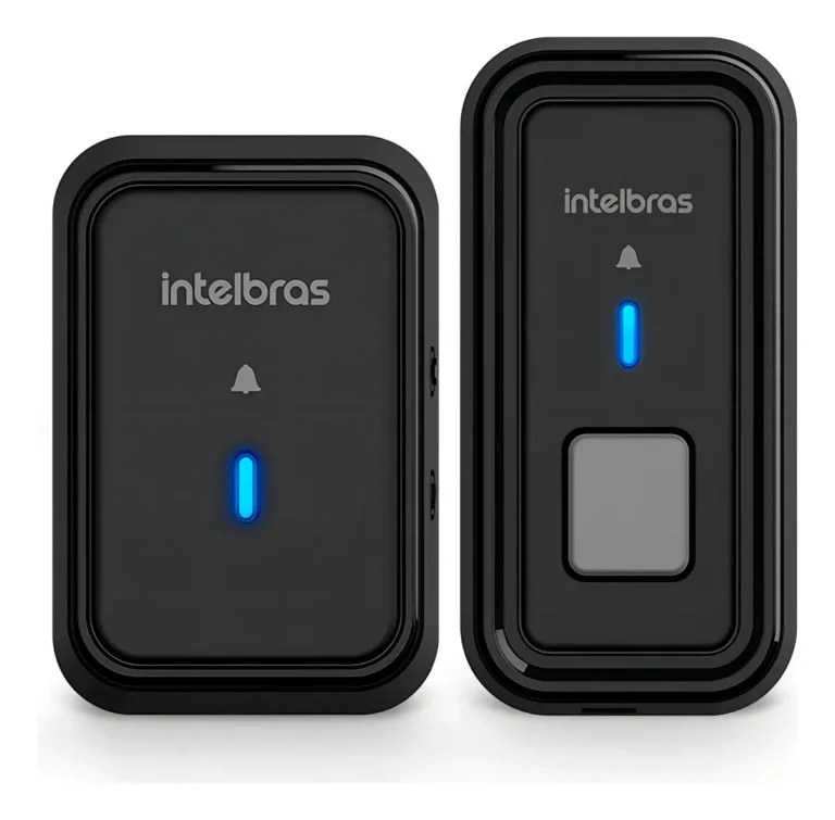 Campainha Sem Fio Intelbras Cib 101s Com Bateria – Cor Preta
