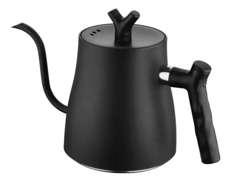 Chaleira Inox Bico De Ganso Jarra Pitcher Barista 1.5l Preto