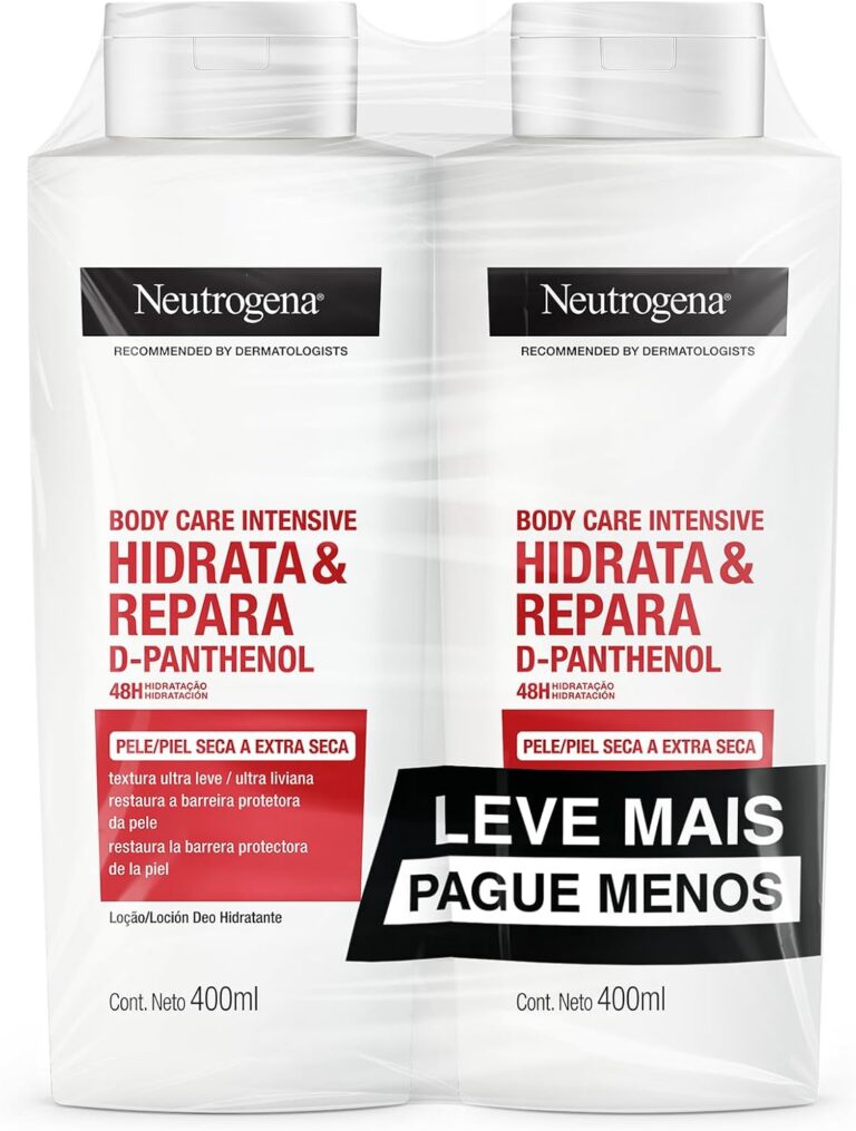 Creme Hidratante Neutrogena Hidrata&Repara, Kit 2 Unidades de 400ml
