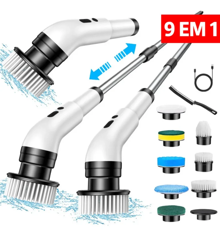 Escova Elétrica de Limpeza DeckCasa JY-6010 3000mAh 137 cm