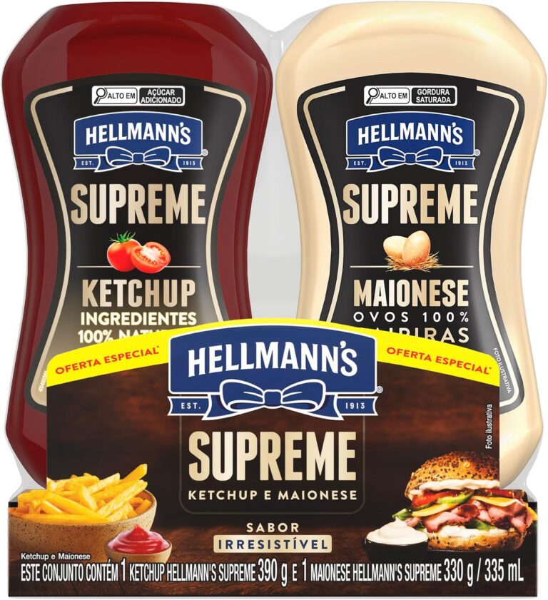 Hellmann’s Supreme Kit Ketchup 390g + Maionese 330g