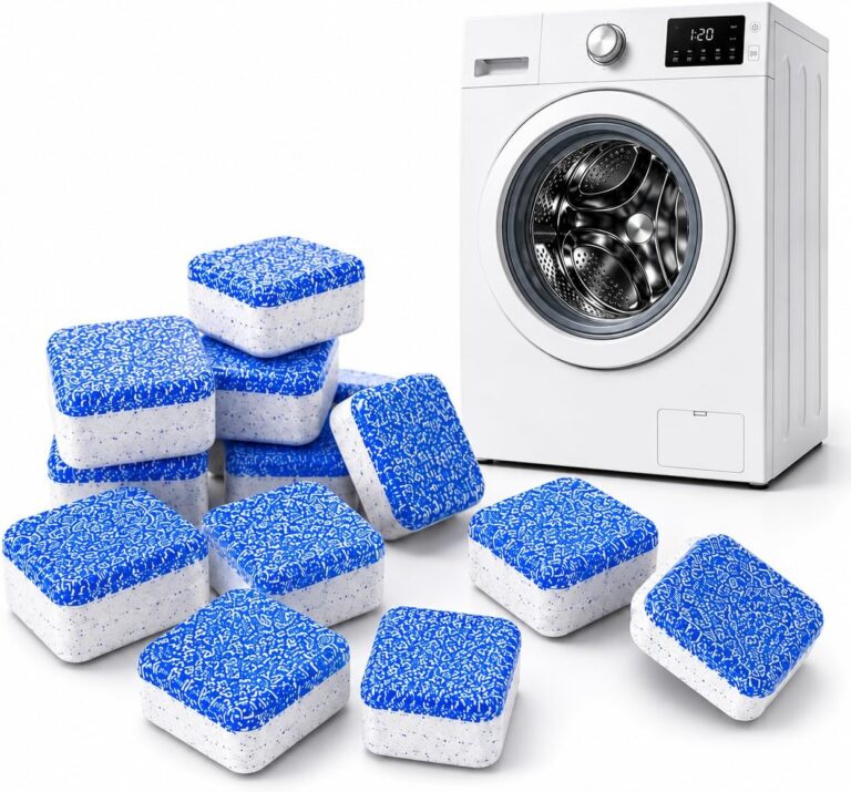 Kit 12 Pastilhas Limpa Máquina de Lavar