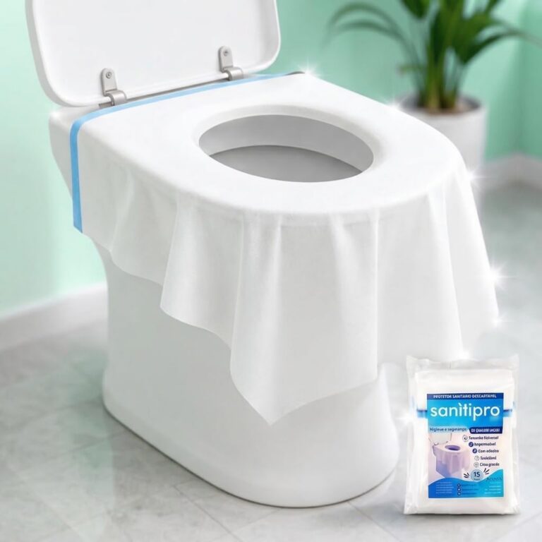 Kit Protetores de Assento sanitário SANITIPRO Impermeável 15 unidades
