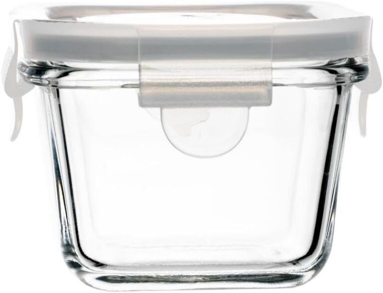 LYOR – Pote Hermético com Tampa Quadrado 150ml Vidro