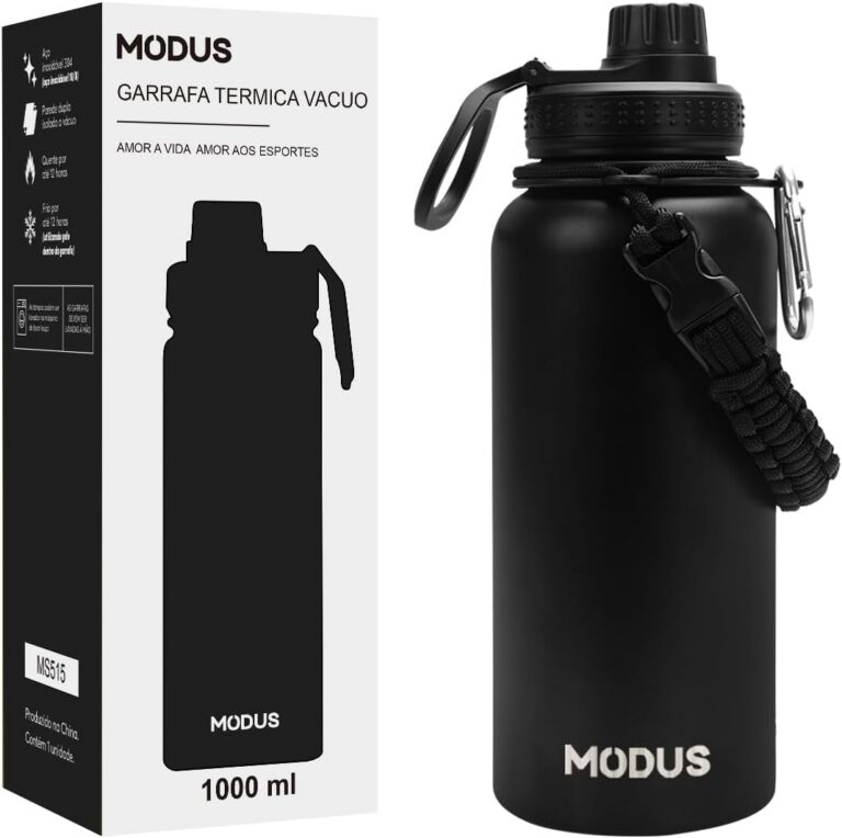 MODUS Garrafa Térmica Esportiva De Inox Com Isolamento A Vácuo 950ML