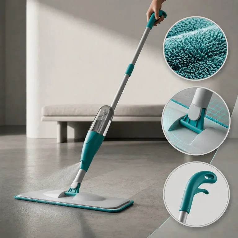 MOP SPRAY RODO MAGICO 2 EM 1 VASSOURA ESFREGAO COM RESERVATORIO 400ML