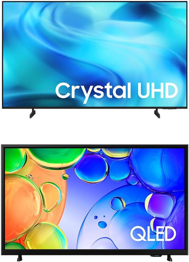 Samsung Combo Smart TV 58″ Crystal UHD 4K U8000H + Samsung Smart TV 43″ QLED Full HD