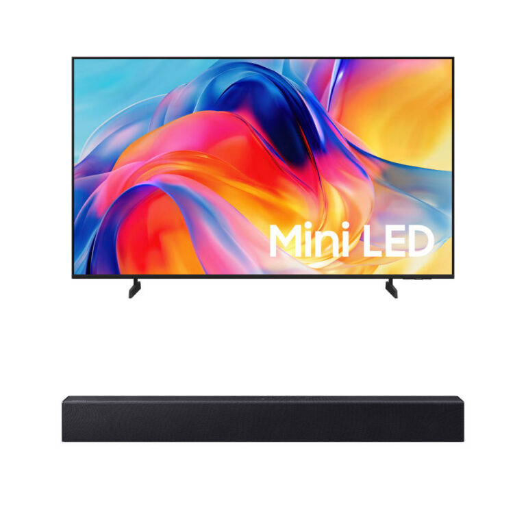 Samsung Smart TV 50″ Mini LED 4K M75H + Soundbar Samsung HW-B400F