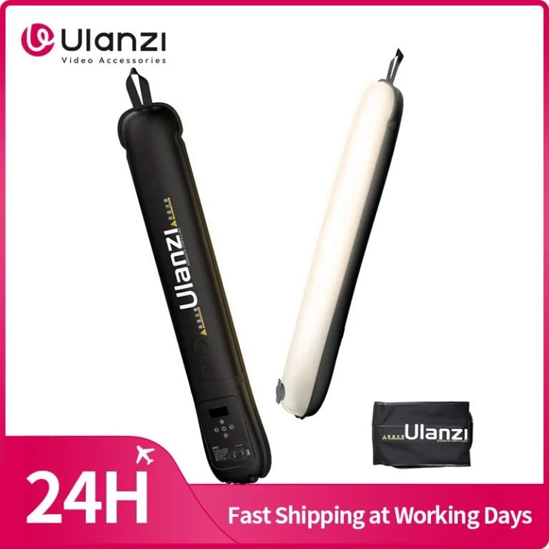 Ulanzi UA12/UA20 Tubo de ar portátil 12W Luz de preenchimento bicolor 2700K-6500K Luz de preenchimento magnética para fotografia interna e externa