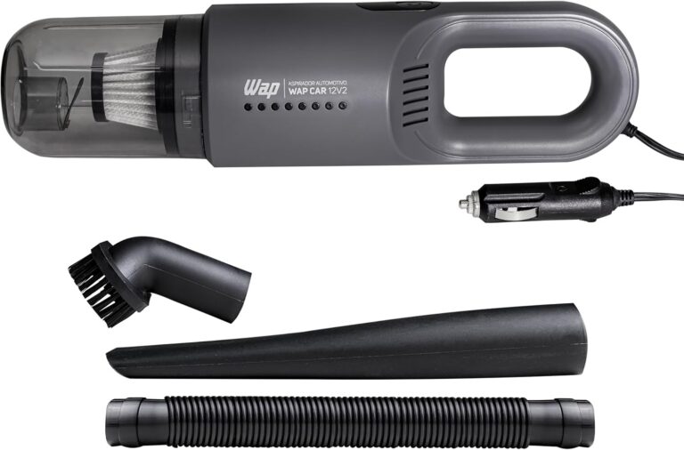 WAP Aspirador de Pó Automotivo Car 12V2, Portátil, 420ml, com Recipiente Removível e Filtro Lavável, 180W 12VDC