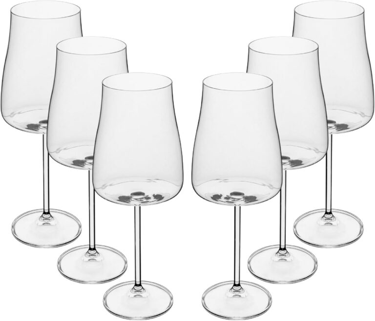 WOLFF – Conjunto 6 Taças de Cristal Ecológico Alex 600ml para Vinho