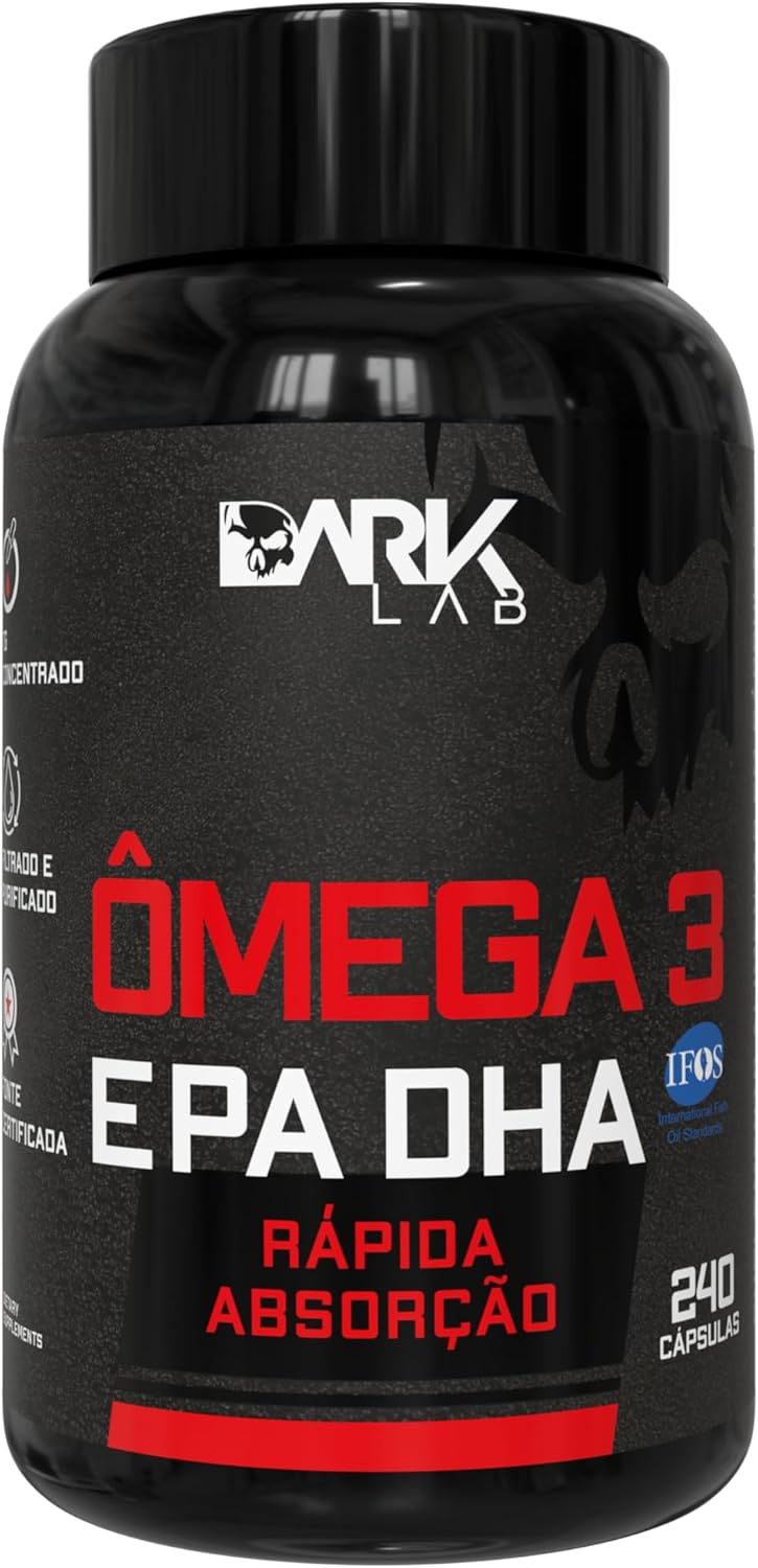 Ômega 3 EPA DHA, Dark Lab, 240 Cápsulas
